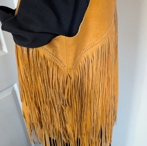 Fringe Leather Boho Vest - Picture 6 of 11